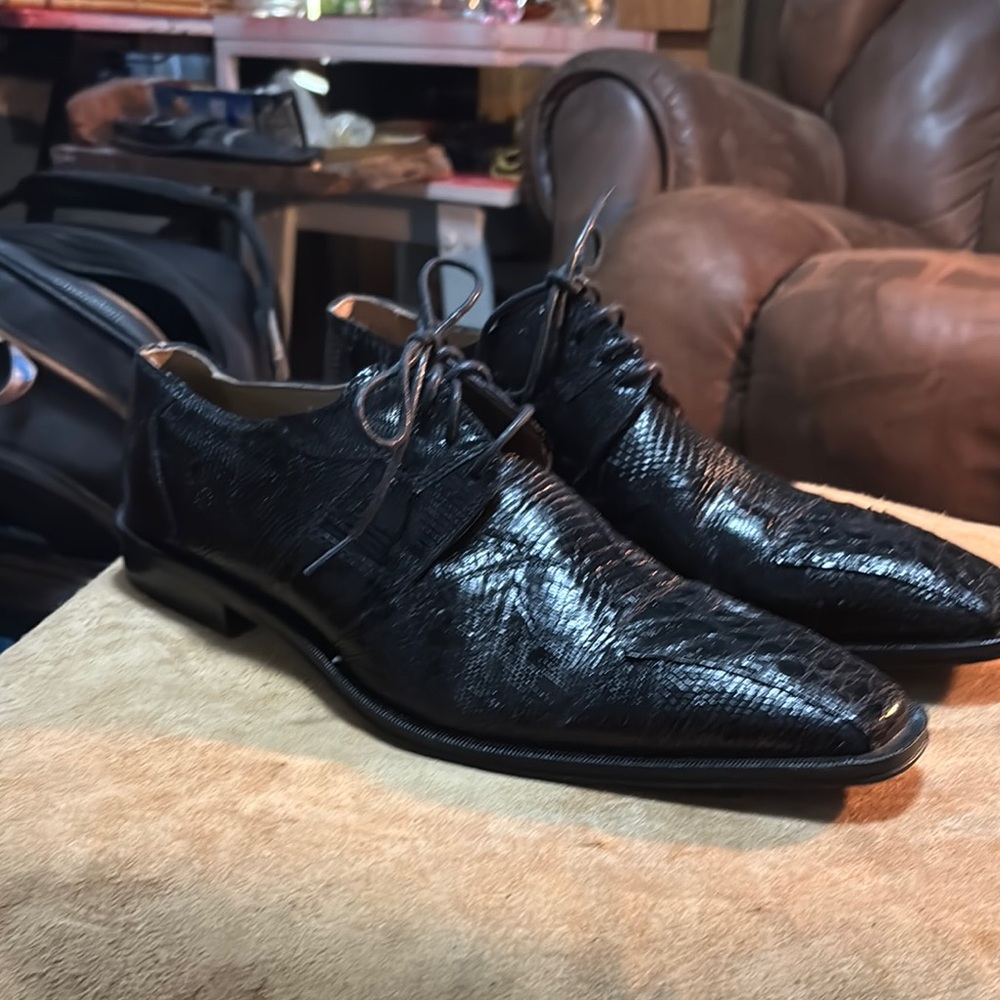 Crocodile lizard skin David Eden size 11